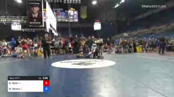 152 lbs Consi Of 128 #2 - Bam West, Oklahoma vs Michael Myers, Nebraska