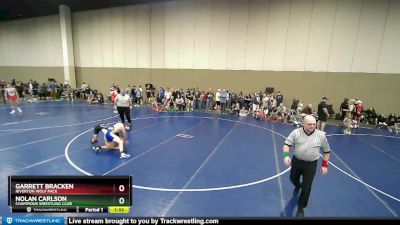 113 lbs Round 2 - Garrett Bracken, Riverton Wolf Pack vs Nolan Carlson, Champions Wrestling Club