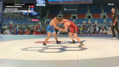 165 lbs 3rd Place Match - Easton Kammerud, WI vs Kingston Sikes, OK