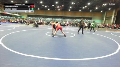 165 lbs Consi Of 16 #2 - Griffin Gerber, Oakdale vs Deacon Odom, North Salem