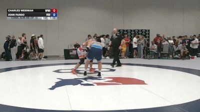 125 kg Cons. Sub-rd Of 16 - Charles Weidman, West Point Wrestling Club vs John Pardo, Pennsylvania RTC