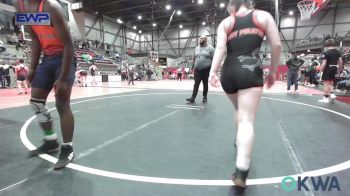 126 lbs Rr Rnd 2 - Lillian Klarich, Sperry Wrestling Club vs Bryson Delousier, KIPP TULSA