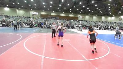 109 lbs 3rd Place - River Klein, Douglas County Grapplers vs Mia Egan, Spanish Springs WC