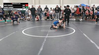 72.4-78 lbs Champ. Round 2 - Niko Chavez, Spring Klein Wrestling Club vs David Torres, Panther City Wrestling Club