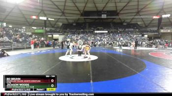 144 lbs Champ. Round 1 - Bo Bruhn, Enumclaw Yellow Jackets Wrestling Club vs Jackson Woods, Askeo International Mat Club