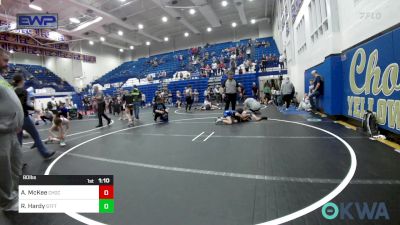 80 lbs Rr Rnd 5 - Aidan McKee, Choctaw Ironman Youth Wrestling vs Rhett Hardy, Standfast