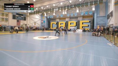 138 lbs Cons. Round 1 - DeAndre Armand, McKean H S vs Johnny Spence, Caesar Rodney H S