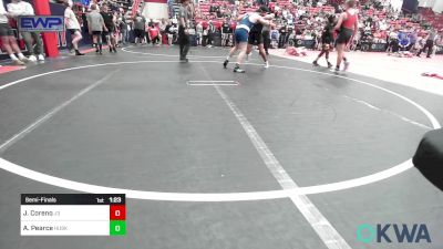 160 lbs Semifinal - Jose Coreno, Juic3 Acad3my vs Aaron Pearce, Husky WC