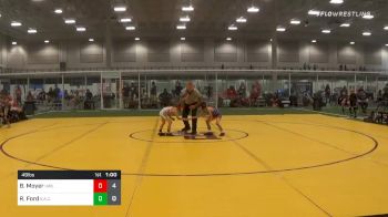 49 lbs Quarterfinal - Beckett Moyer, Iowa Blue vs Ryder Ford, Elite Athletic Club Stars