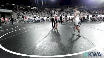 90 lbs Round Of 16 - Cole Richardson, Barnsdall Youth Wrestling vs Lennon Lantz, Scrap Yard Training