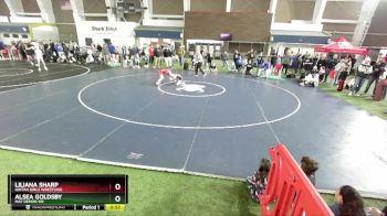 75 lbs Round 2 - Alsea Goldsby, Mat Demon WC vs Liliana Sharp, Uintah Girls Wrestling