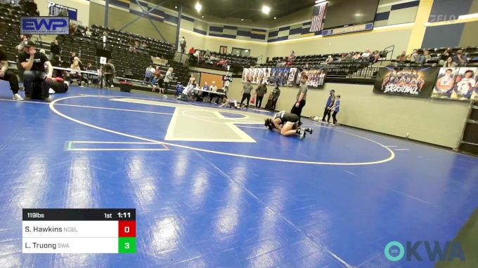 119 lbs Final - Steven (Stevie) Hawkins, Noble Takedown Club vs Llyon ...