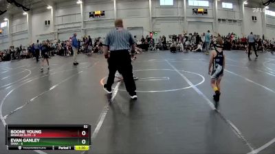 52 lbs Round 1 (10 Team) - Evan Ganley, SHWA vs Boone Young, Brawler Elite