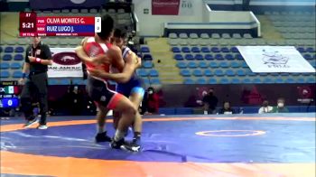 72 kg Rr Rnd 2 - Gerardo Francisco Oliva Montes, Peru vs Juan Roberto Ruiz Lugo, Mexico