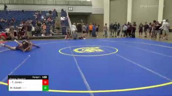 173 lbs Champ. Round 2 - Tyler Jones, Brownsburg vs Mason Kobelt, John Glenn Wrestling