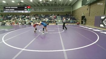 135 lbs Champ. Round 2 - Autum Osborne, Riverton vs Josie Raber, Thunder Basin