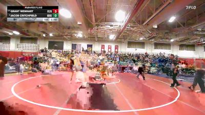 157 lbs Round Of 16 - Grant Wenhart, Plymouth vs Jacob Critchfield, Hollis Brookline