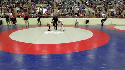 48 lbs Quarterfinal - Kasen Morris, Backyard Brawlers Wrestling Club vs Wells McCloud, Lovett Wrestling Club