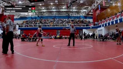 285 lbs Quarterfinal - Luke Juris, Hobart vs Joseph Gutierrez, Lafayette Harrison