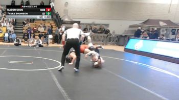 165 lbs Cons. Round 3 - Mason Gode, Minnesota State Moorhead vs Luke Swanson, Sioux Falls
