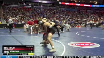 3A-160 lbs Champ. Round 1 - Beau Healey, Dubuque Senior vs Grant Boddicker, Linn-Mar