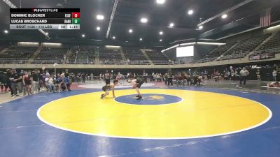 115 lbs Semifinal - Dominic Blocker, Essex vs Lucas Broschard, Hamilton