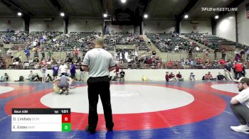 140 lbs Quarterfinal - Dixon Lindsey, Georgia vs Easton Estes, North Paulding Takedown Club