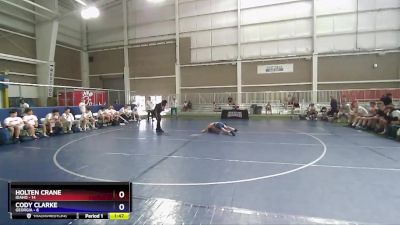 94 lbs Round 1 (8 Team) - Holten Crane, Idaho vs Cody Clarke, Georgia