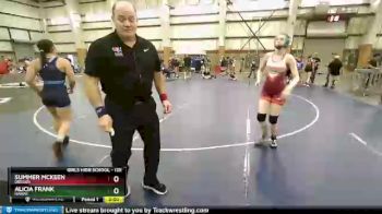 125 lbs Quarterfinal - Summer McKeen, Oregon vs Alicia Frank, Hawaii