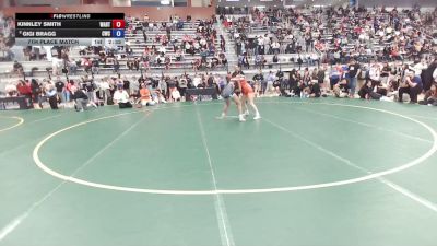 59 kg 7th Place Match - Kinnley Smith, Warrior RTC vs Gigi Bragg, Cowgirls Wrestling Club