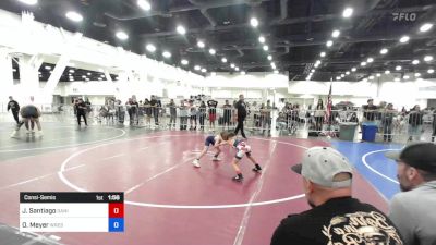 62 lbs Consolation - Jesse Santiago, Daniel Cormier Wr Ac vs Owen Meyer, Wrestling Academy Of The Rockies