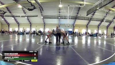 174 lbs Semifinal - Jeremy Olszko, Ohio University vs Ryan Boucher, Michigan Wrestling Club