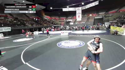 120 lbs Quarters - Alexandra Anguelouch, Kaitoa Wrestling Club vs Bridgette Soliz, SF Tigers Wrestling Club