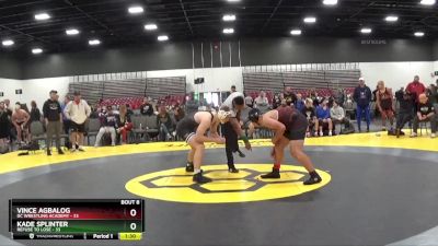 209 lbs Semis & 1st Wrestleback (8 Team) - Vince Agbalog, DC Wrestling Academy vs Kade Splinter, Refuse To Lose