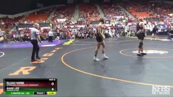 3-2-1A 175 Semifinal - Elijah Webb, Effingham-Atchison Co. Community vs Gage Lee, Garden Plain