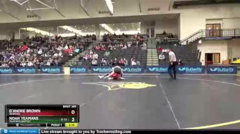 125 lbs 5th Place Match - D`Andre Brown, Newman vs Noah Yeamans, Ouachita Baptist