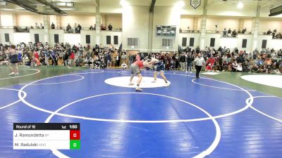 157 lbs Round Of 16 - Jack Ramondetta, Bristol-Plymouth vs Matt Radulski, Hingham