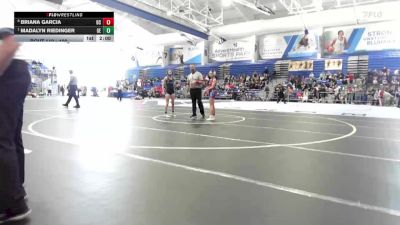 100 lbs Quarterfinal - Madalyn Riedinger, Gardner Edgerton vs Briana Garcia, Dodge City