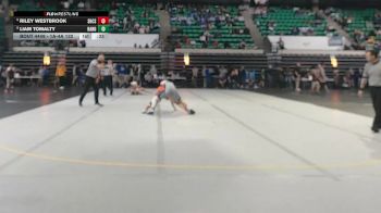 1A-4A 132 Cons. Round 5 - Riley Westbrook, Shoals Christian Schools vs Liam Tomalty, Randolph