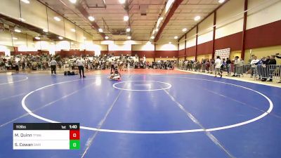 113 lbs Quarterfinal - Michael Quinn, Top Flight Wrestling Academy vs Shane Cowan, Shoreham-Wading River