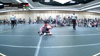 120 lbs Consi Of 64 #1 - Quy Le, Chain Wrestling vs Alexander Alvarez, Project 8 WC