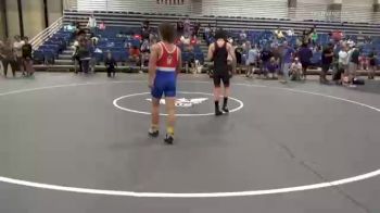 109 lbs Champ. Round 2 - Ethan Burkhart, SEO vs Kaleb Baehl, North Posey Wrestling Club