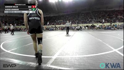 115 lbs Round Of 16 - Sophie Proctor, Henryetta Knights Wrestling Club vs Peyton Mcelfresh, Shelton Wrestling Academy