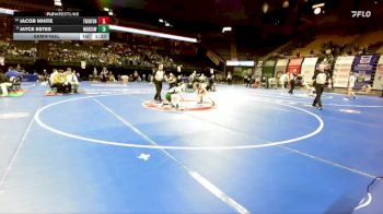 113 Class 1 lbs Semifinal - Jayce Estes, Warsaw vs Jacob White, Trenton