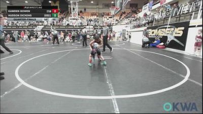 60 lbs Quarterfinal - Kamden Bowen, Standfast vs Hudson Dickens, Division Bell Wrestling