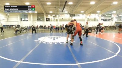 215 lbs Consi Of 8 #2 - Urijah Morris, Spartan WC vs Elias Devonick, Dedham