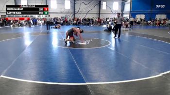 Silver 184 lbs Cons. Round 2 - Carter Ball, Southeastern Community College vs Jared Marine, Cortland State