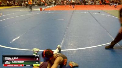 72 lbs Quarterfinal - Logan Kleinknight, Waconia vs Benny Ahedo, LPGE/B Wolves