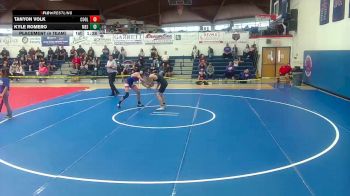 146 lbs Placement (4 Team) - Tanyon Volk, Coolidge High School vs Kyle Romero, Mesa High School