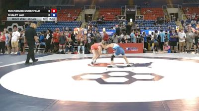95 lbs Cons. Rd Of 16 - Mackenzee Donenfeld, Idaho vs Shaley Lau, Hawaii